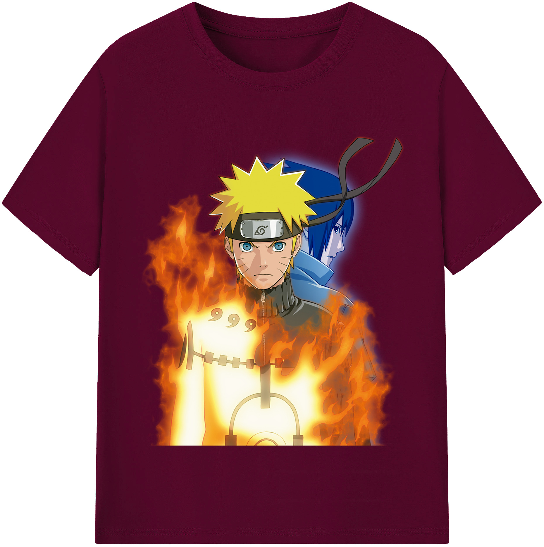 （画像用） NARUTO -ナルト- うずまき ナルト Uzumaki Naruto レディースカジュアルプリントTシャツ（綿100％）